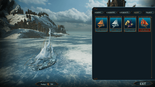 Select ship skin
